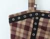 2025 Spring Women's European & American Plaid Punk Rock Sling Dress