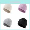 Wool Beanie Hat Women Men Knitted Warm Windproof Outdoor Casual For Autumn Winter