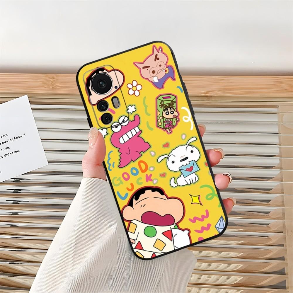 C-Crayon S-ShinChanES Phone Case for Xiaomi Redmi Note 13 14 10 12 Pro POCO F4 F5 X5 Pro 12 13 11T Lite Ultra Shell Coque