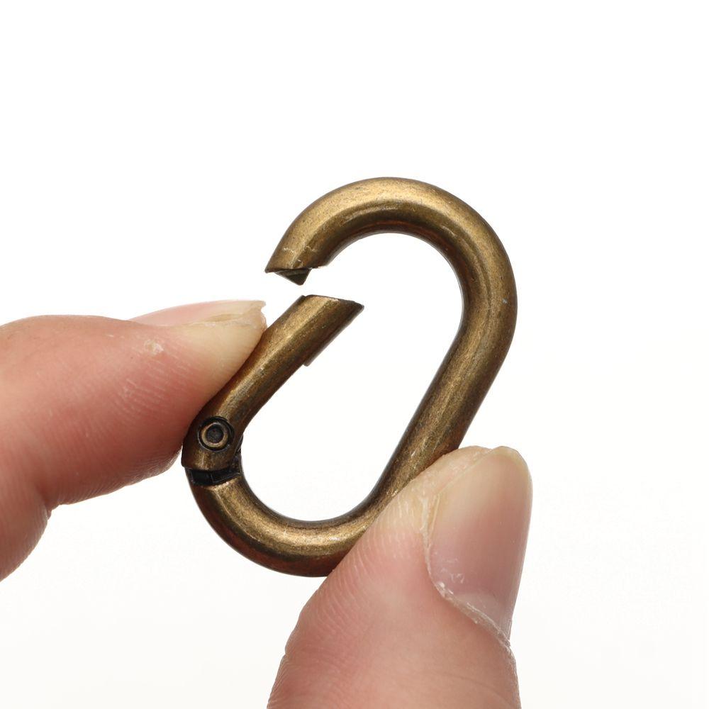 Bottle Hooks Camping Hiking Handbags Clips Outdoor Carabiner Spring Oval Rings Bag Belt Buckles