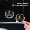 Für C1 C2 C3 C4L VTS C-ELYSEE C3-XR 2 Stück 3D Metallaufkleber Auto Karosserie Kofferraum Dekorationsaufkleber Schildform Auto Zubehör