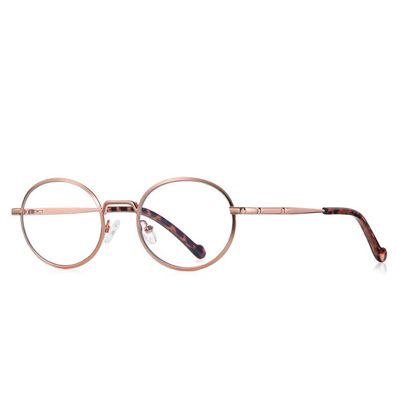 Small Frame Oval Nearsighted Glasses For Women Spring Leg Steampunk Student Myopia Photochromic Eyeglasses 0 -0.5 -0.75 To -6.0