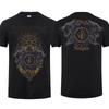 Streetwear Vintage Fashion Tee Men T Shirt Double-sided Via Dolorosa Black By Powerwolf Oversize Top Graphic Unisex Short Sleeve