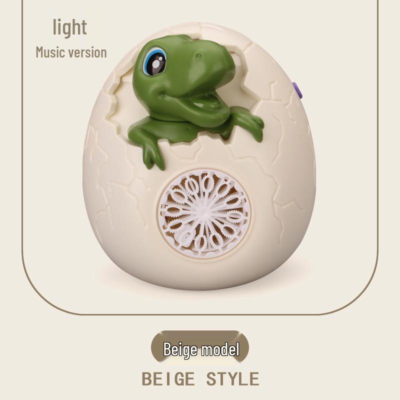 2024 Leakproof Handheld Dinosaur Egg Bubble Blower for Kids