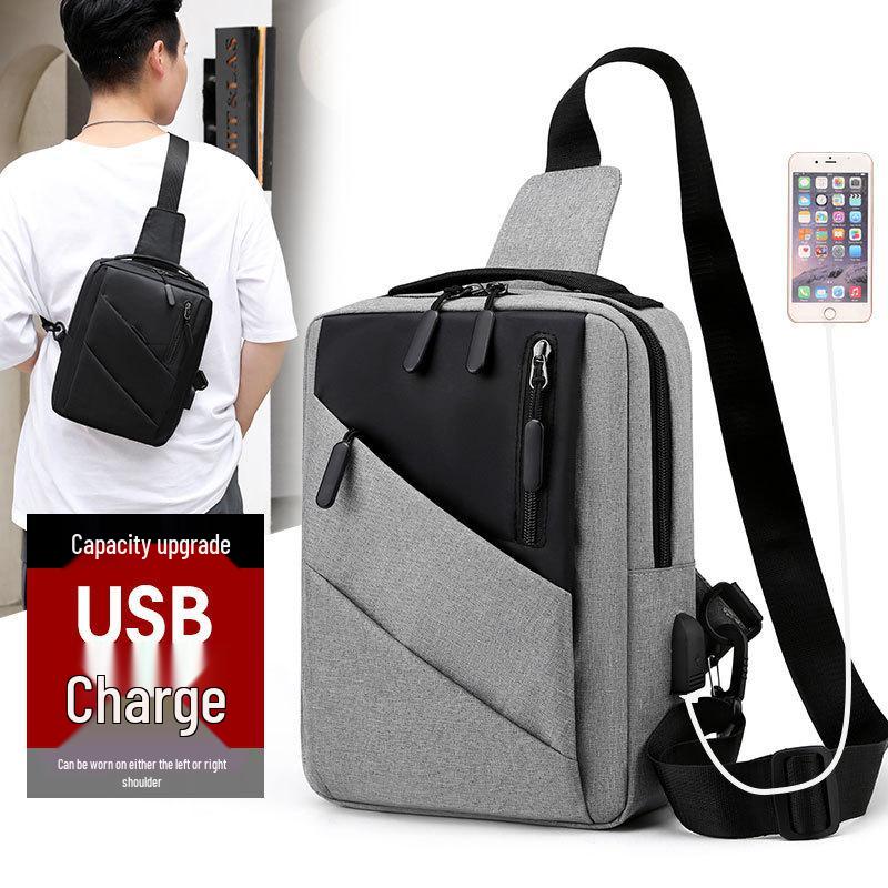 2025 Autumn Men's Stylish Chest Bag - Trendy Sling Bag for Business and Outdoor Travel