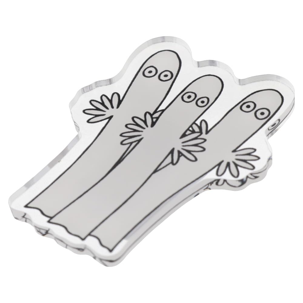Sunstar Stationery Moomin Acrylic 3 S3623378 Clip, Clip, Hattifatteners,