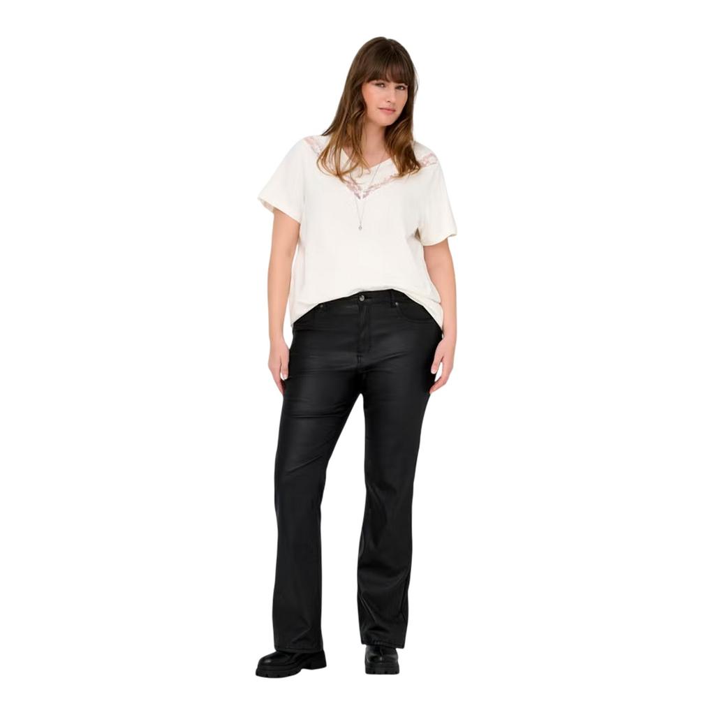 Only Womens/Ladies Carblush Flared Trousers