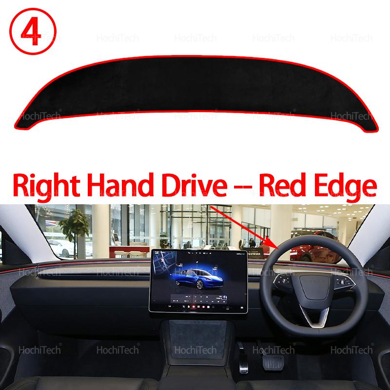 Dashboard Cover for Tesla Model Y Juniper 2025 2026-up Model 3 Highland 2024+ Dash Board Mat Carpet Pad Sunshade Cape Cushion