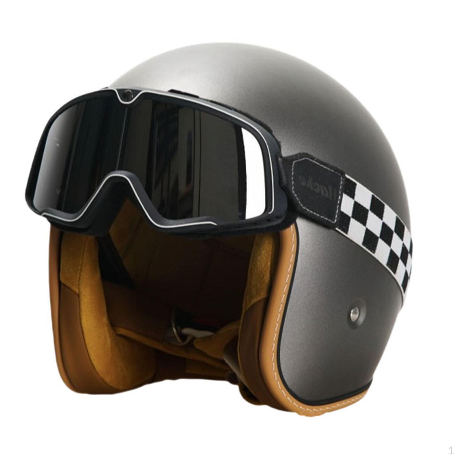 

Взрослый мотоциклетный шлем 3/4 с открытым лицом для скутера, универсальный для квадроцикла, мопеда, профессионального M