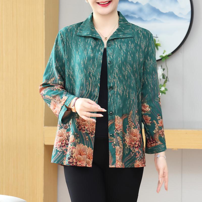 Übergroße Sommerblusen für Damen Lässige Hemden Übergröße Locker Vintage Langarm Oberteil Sommer Kleidung für Frauen mittleren Alters