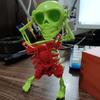 Kids Wind-up Dancing Skeleton Toy No Need Battery 3D Print Shaking Skull Doll Spring Clockwork Toy Desktop Decor Children Adults Birthday Gift