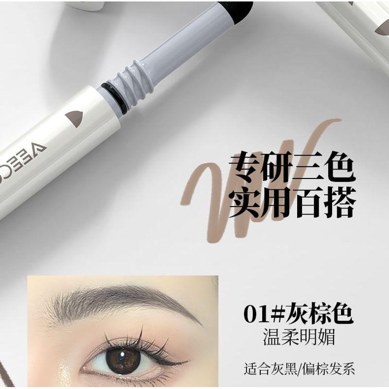 VEECCI - Slim Multi-Effect Eyebrow Powder & Pencil - 3 Colors
