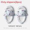 Ciabatte Punk Shark Estive Casual in Eva Slip-on per Coppie con Antiscivolo e Comfort Rialzato