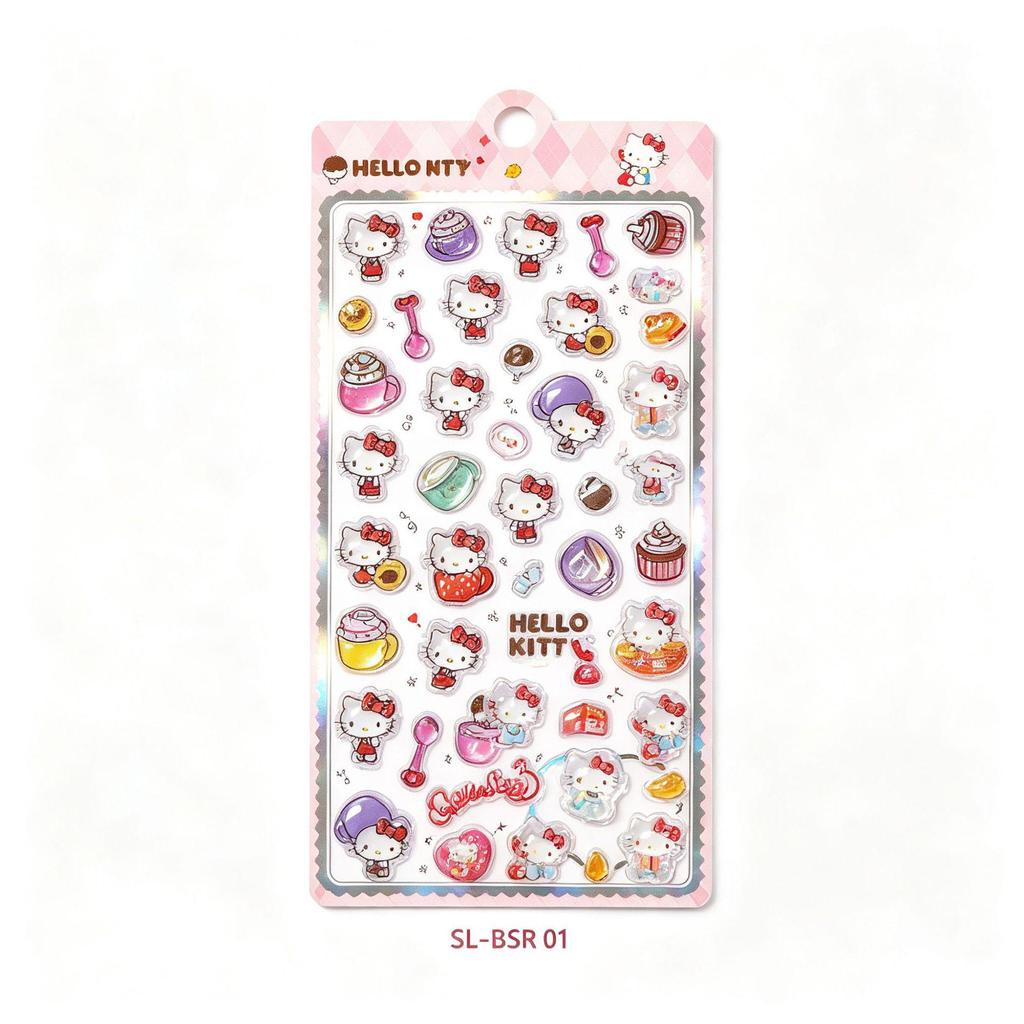 Popular 3D Animal Cartoon Crystal Stickers for Kids' Phone Cases