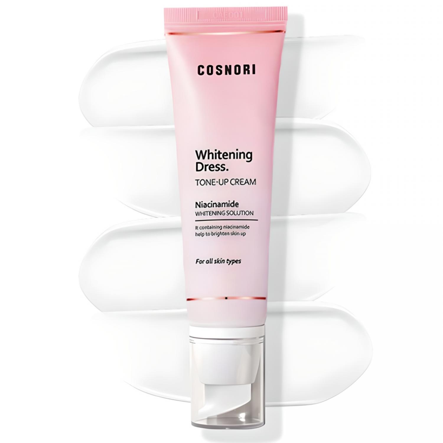 [COSNORI] Whitening Dress Tone Up Cream - 1-Second Instant Brightening & Long-Lasting Glow, 50ml | Olive s K-beauty 50ml, 1EA