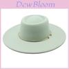 Wool Felt Classic Bowler Hat With Wide Brim For Outdoor Casual Wear