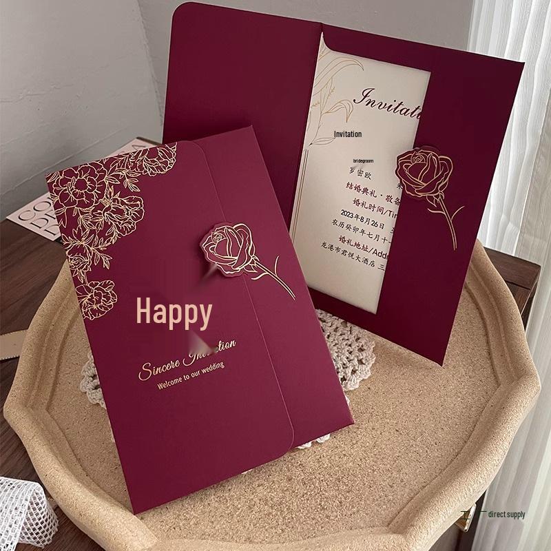 2025 High-End Wedding Invitation & Thank You Card Set - Custom Print