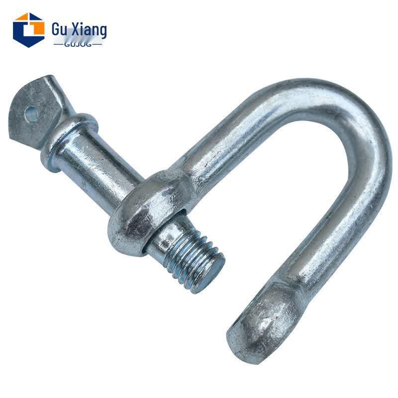 Straight Galvanized Lifting D-Shackle