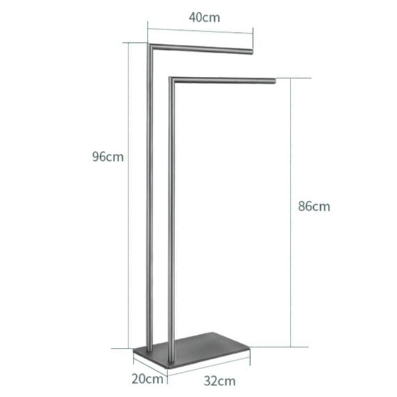 Floor Standing Towel Rack Rotating Stainless Steel Towels Racks Luxury Towel Holder Modern Towels Holders Bathroom Accessories