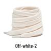 Double-Layer Cotton Shoelaces for Sports, Casual, Skate, and White Shoes