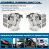 Corrosion-Resistant Stainless Steel Dual-Diaphragm Boat Horn 410 Hz 510 Hz High Tone Signal for Reliable Nautical Communication