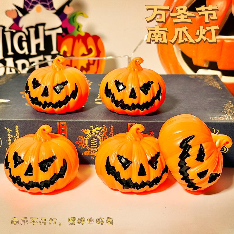 Halloween Led Glow Ghost Tree Light Home Decoration Spider Pumpkin Candle Lamp Haunted House Horror Props Halloween Party Suppl