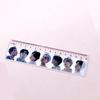 8pcs BTS Bangtan Boys Group Photo Acrylic Ruler, 15cm Clear Printed Straight Ruler, Kpop ARMY Fans School & Office Stationery