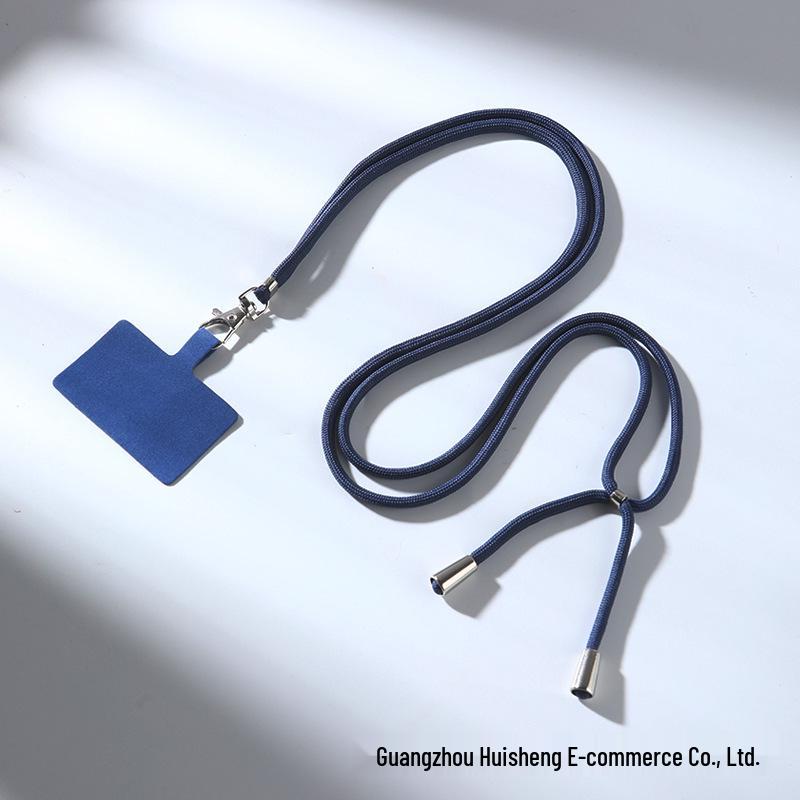 Mobile Phone Lanyard Neck/Crossbody/Wrist Strap with Clip and ID Holder - Anti-Lost Woven Design