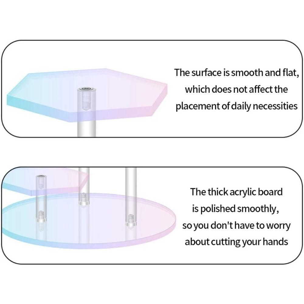 3/4/7 Position Toys Model Storage Rack Acrylic Dessert Display Stand  Collectibles