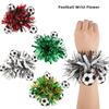 1PC World Cup Football Wrist Flower Sports Theme Party Performance Decorative Colored Bar Bracelet Flower Cheering Props