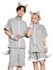 Clearstone Fangle Cosplay Halloween Wolf Gray Jersey, Unisex,