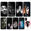 Anonymous V for Vendetta Mask Phone Case For Samsung Galaxy A56 A55 A54 A53 A16 A15 A14 A13 A36 A35 A34 A33 A26 A25 A24 A23 A05S