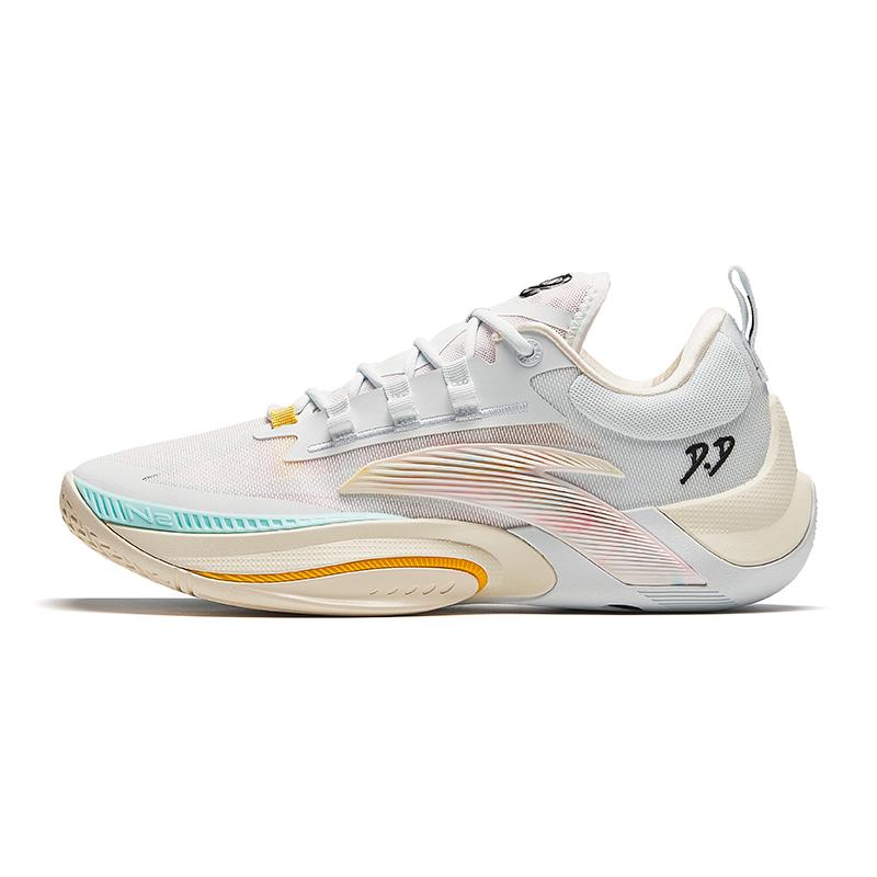 Anta Instant Zap 1 Basketball Shoes Men White Pink 912411110Q-1 44.5