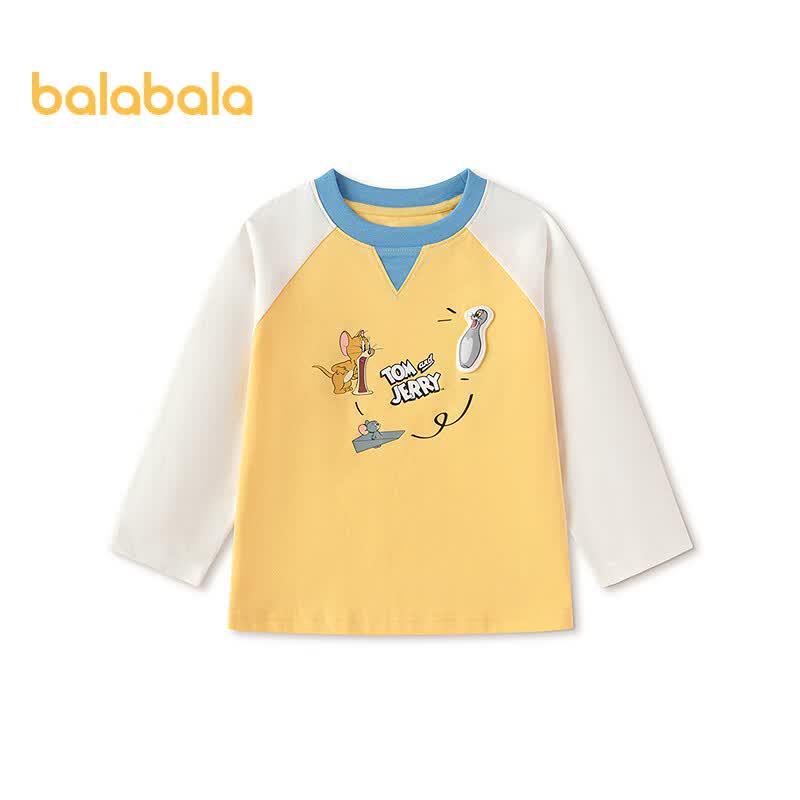 Balabala Boys' Tom and Jerry Long Sleeve T-Shirt