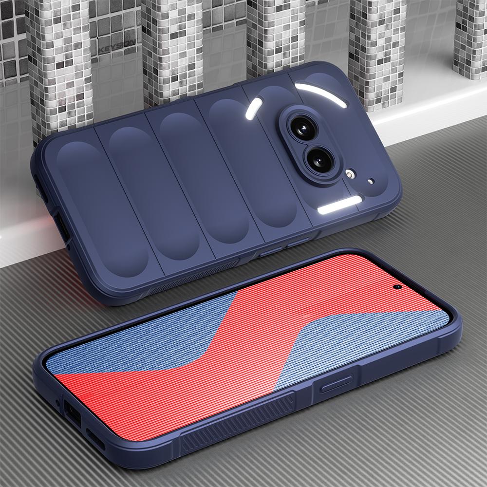 KEYSION Nárazuvzdorné pouzdro pro nic Phone 2A Protiskluzový měkký silikonový zadní kryt telefonu pro Nothing Phone 2A