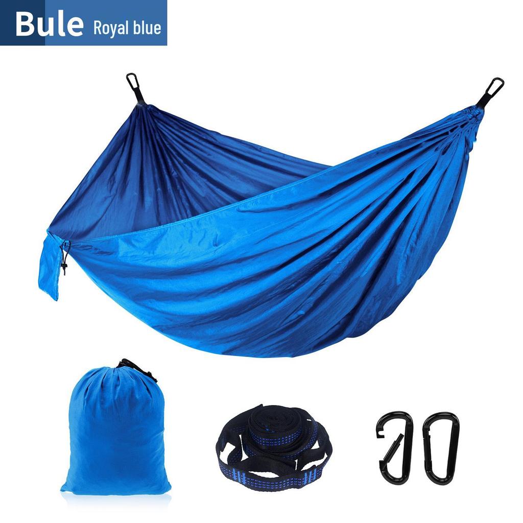 Adjustable Straps Nylon Hammock - High-End Single/Double Outdoor Use