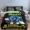 Bruh Robot Steal Brainrot Bedding Duvet Cover Set  (1*Duvet Cover 2*Pillowcases, without duvet insert)