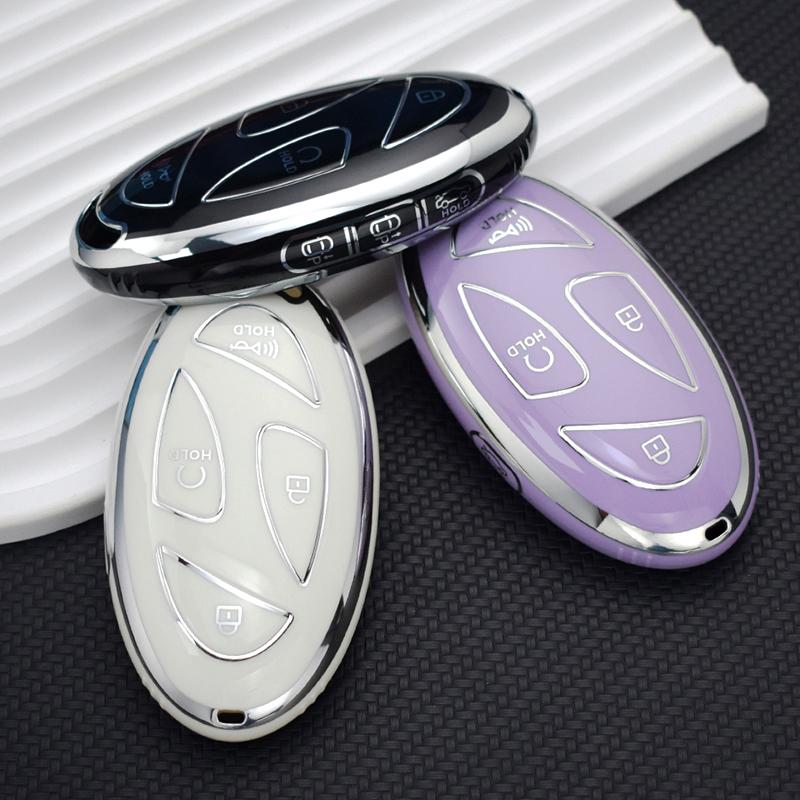 5 7 Tasten TPU Smart Remote Cover Key Shell Fob für Hyundai Grandeur GN7 Kona Ev 2023 lonic 6 Auto Auto Schlüssel Fall Zubehör