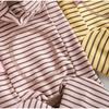 Elastic Four-Legged Dog Pajamas Soft Comfortable Dog Jumpsuit Long Sleeves Anti-licking Striped Dog Base Shirt Indoor Outfit