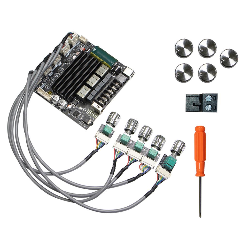 Sound Amplifier Board ZK ST21 100W 100W 200W 2.1 Channel Bluetooth Digital Sound Power Amplifier Module