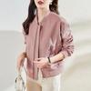 Frühling Herbst Ankunft Jacke Strickjacke Baseballjacke Lässige Oberbekleidung Damen Kurze Version