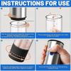 Electric Salt and Pepper Mills USB Rechargeable Spice Mill Electric with 80ml Container,Adjustable Coarseness