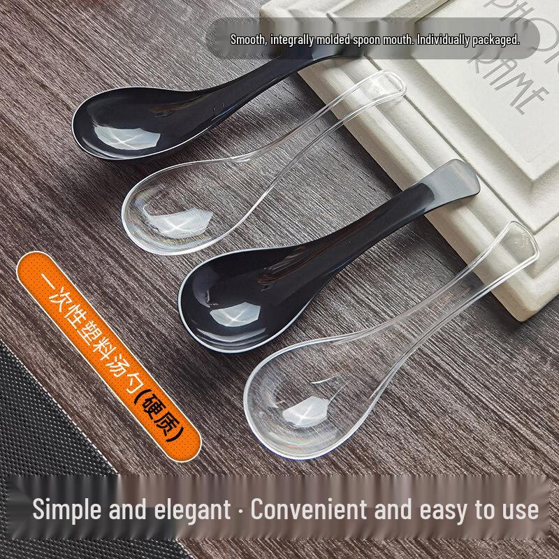 Disposable Plastic Soup Spoon