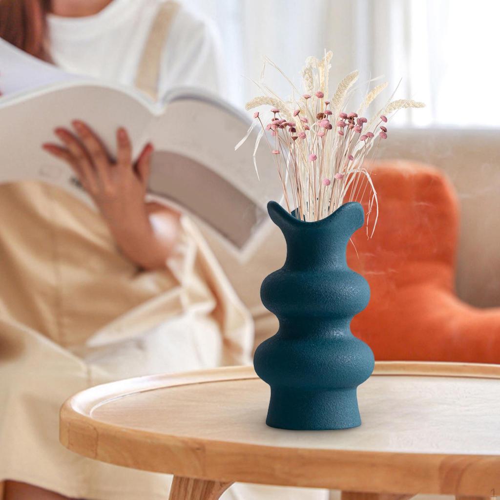 Ceramic Flower Vase Decorative Artistic Simple for Centerpiece