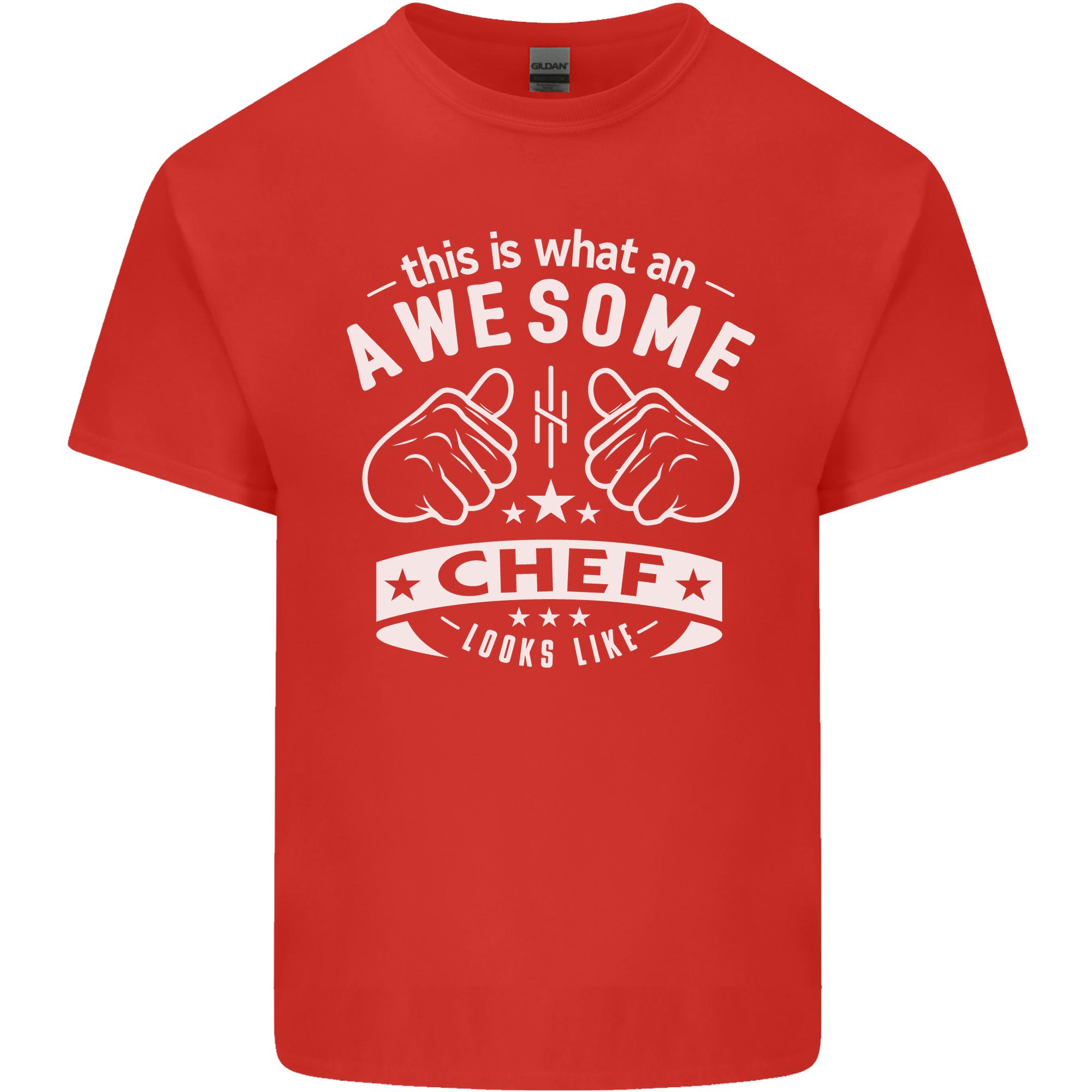 Awesome Chef Looks Like Funny Cooking Unisexs Light Cotton TShirt S