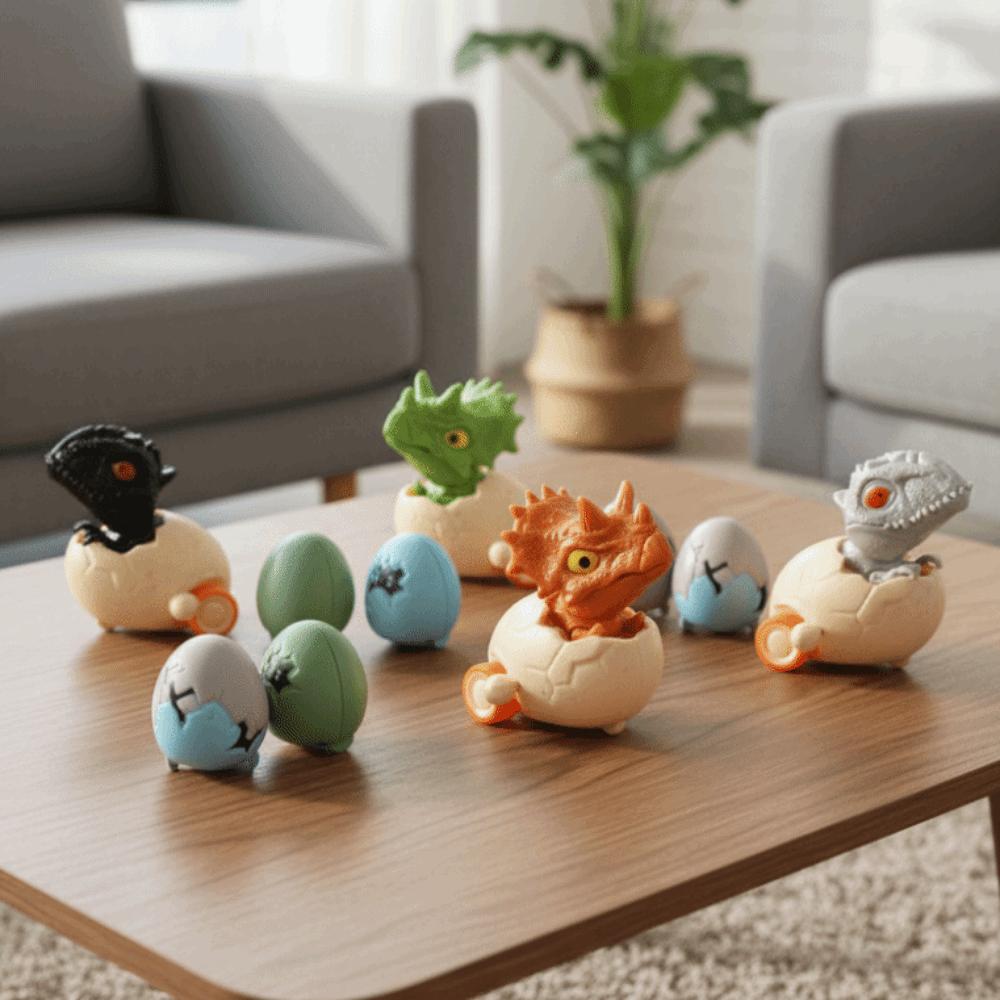 Cartoon Design Simulation Tyrannosaurus Rex Toys Triceratops Egg Shell Toys Creative Playtime
