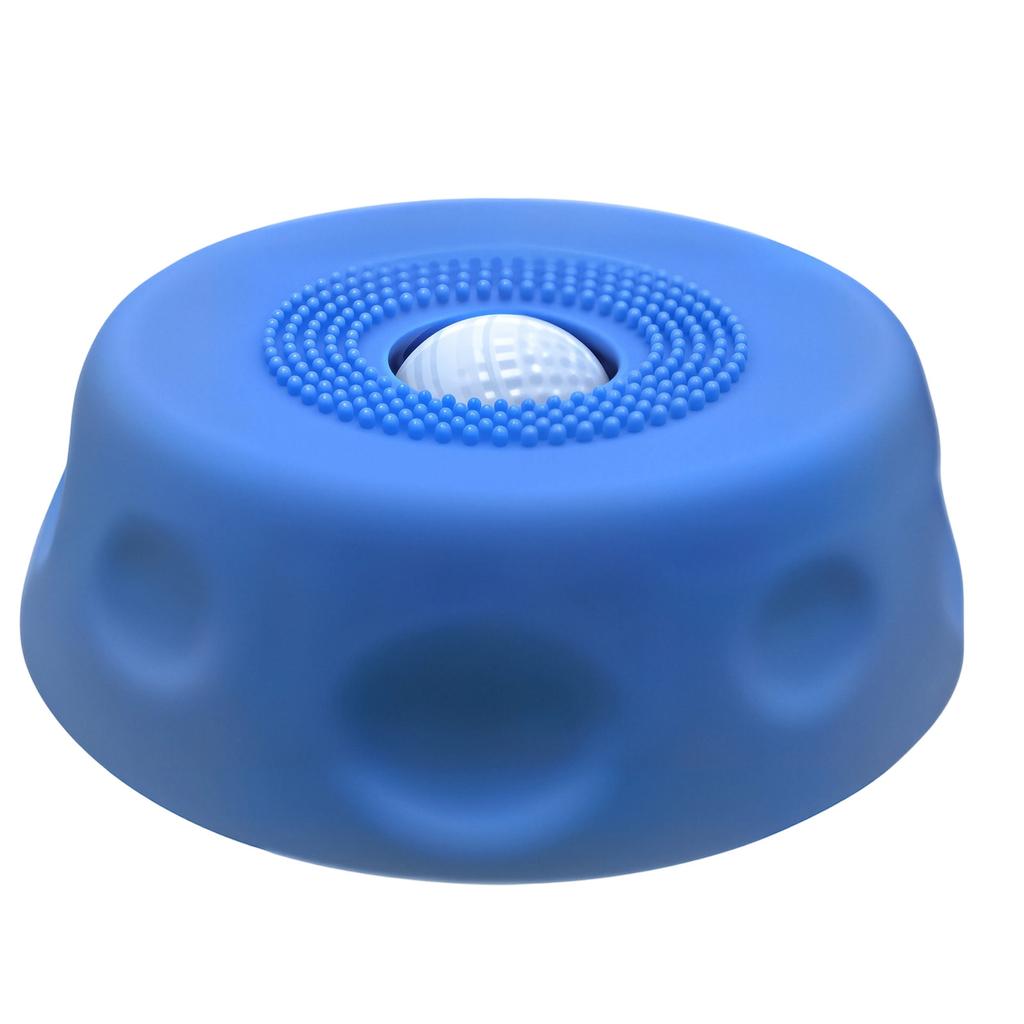 Slow Feeder Dog Bowl with Non-Slip Base and Rolling Ball Design To Reduce Eating Speed and Prevent Choking for Small To Medium Dogs