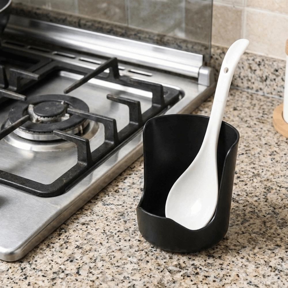 Plastic Spatula Holder Heat-Resistant Soup Spoon Rack Pot Lid Storage Rack  Cooking