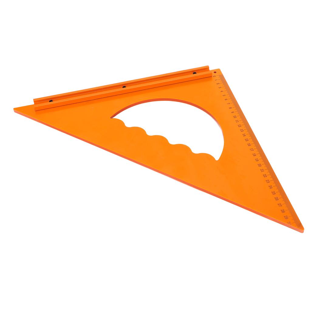 Woodworking Triangular Plate Ruler Accurate Measurement Double Sided Scale 90 Degrees Woodworking Ruler