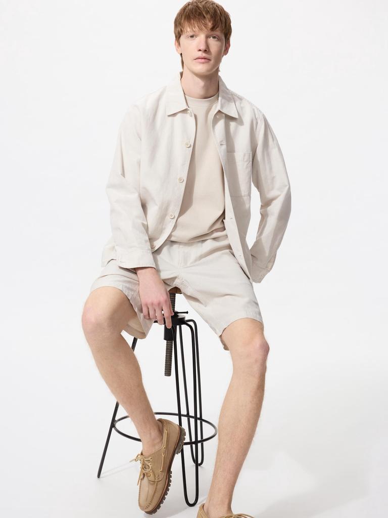Uniqlo Japan Linen Blend Shorts